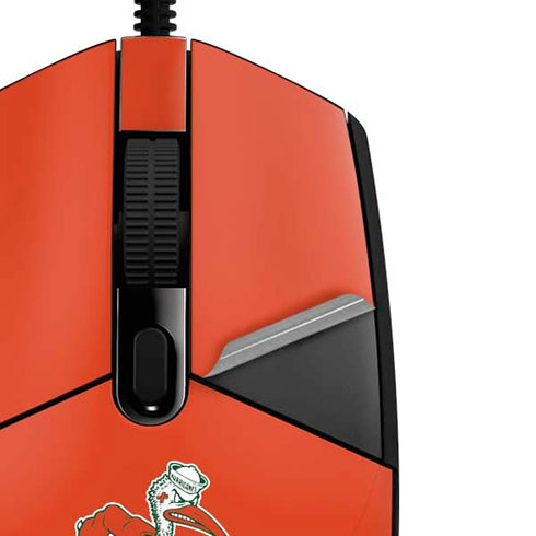 University of Miami Sebastian Mascot G203 Prodigy RGB Wired Gaming Mouse Skin